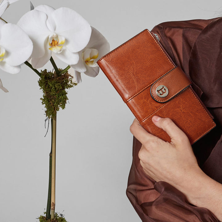 Lomy  Real Leather Wallet Womens — RFID Blocking - BOSTANTEN