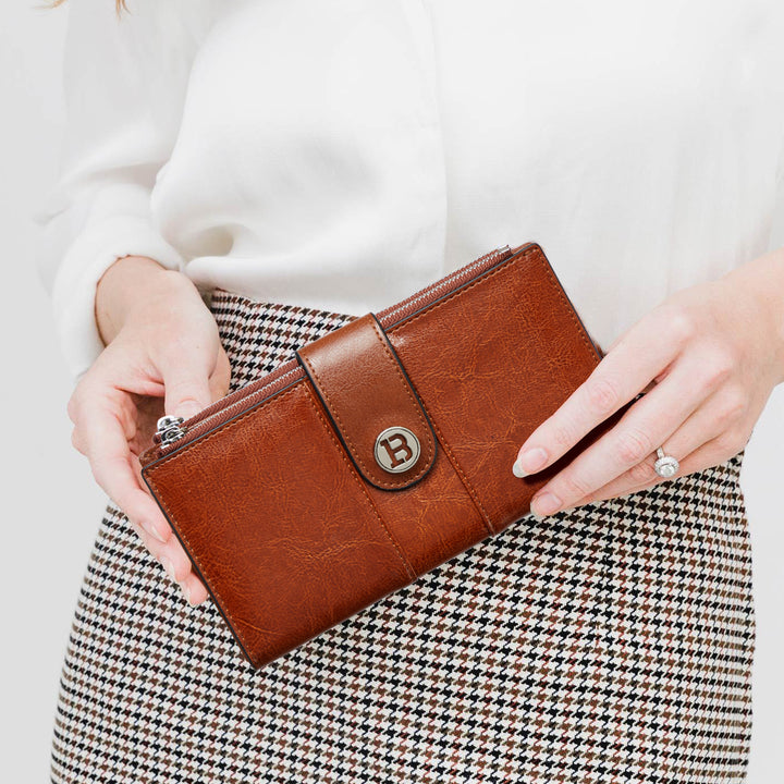 Lomy  Real Leather Wallet Womens — RFID Blocking - BOSTANTEN