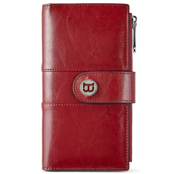 Lomy  Real Leather Wallet Womens — RFID Blocking - BOSTANTEN