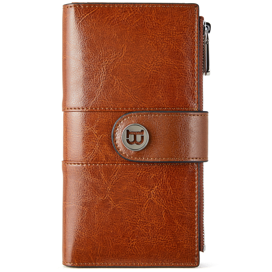 Lomy  Real Leather Wallet Womens — RFID Blocking - BOSTANTEN