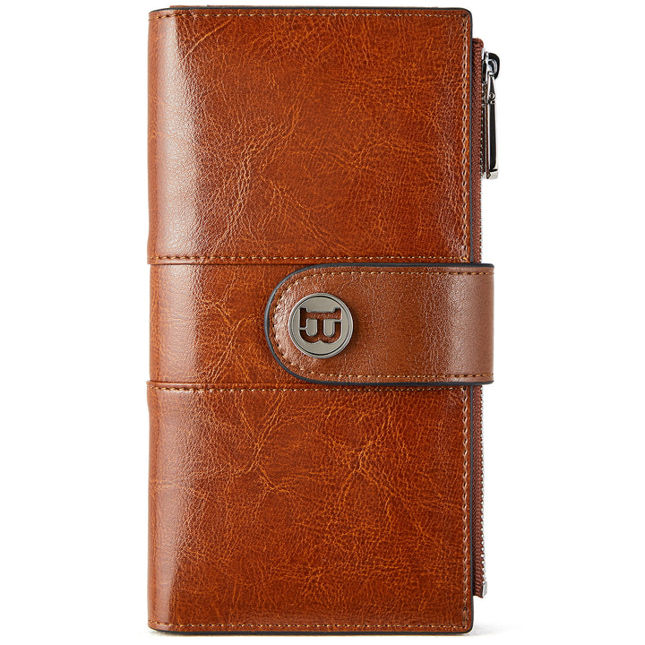 Lomy  Real Leather Wallet Womens — RFID Blocking - BOSTANTEN
