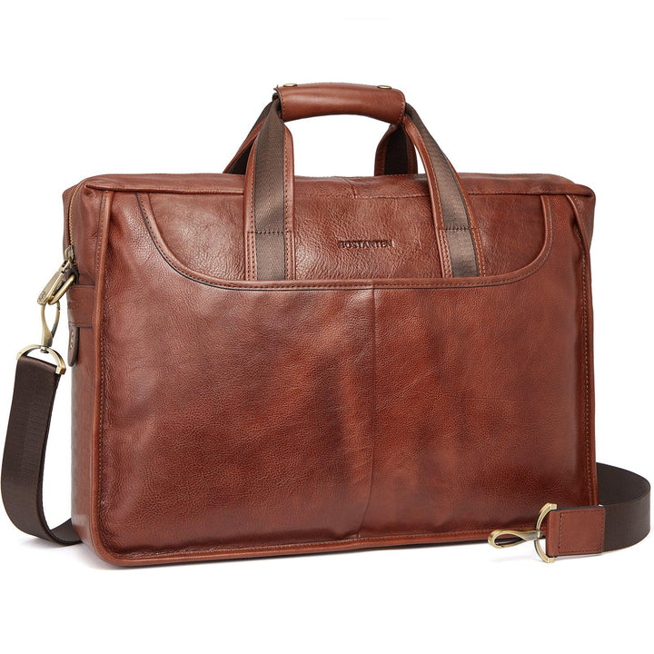 17 inch Men's Briefcase Messenger Bag — Business Lawyer - BOSTANTEN