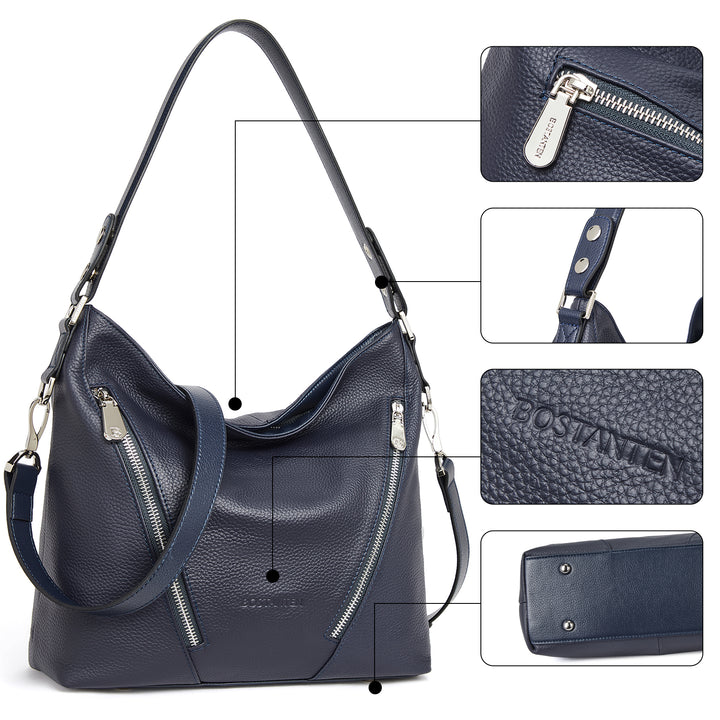 Kweli Luxurious Leather Shoulder Tote Bag - Handcrafted with Attention to Detail