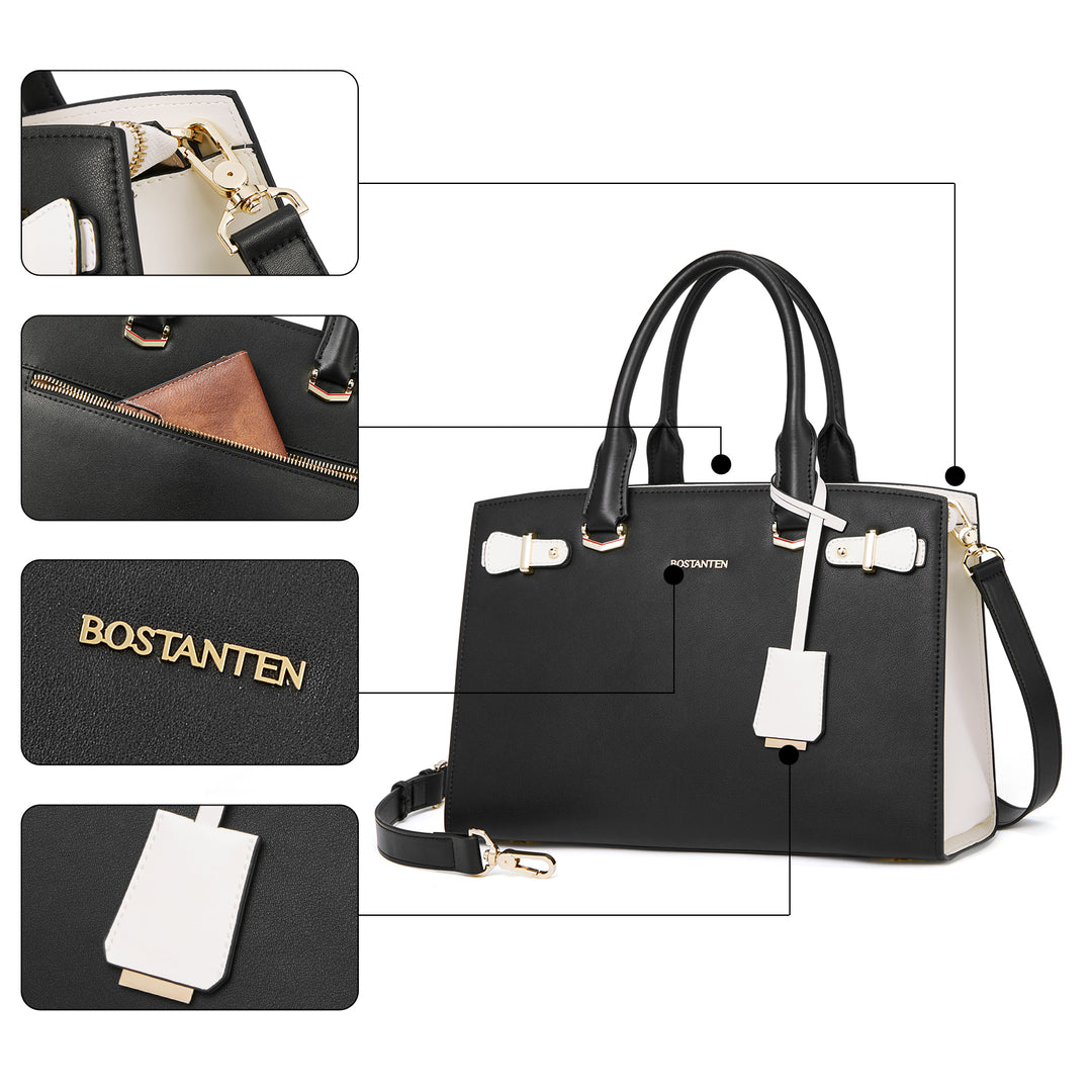 Nevin Elegant Medium Leather Crossbody Bag