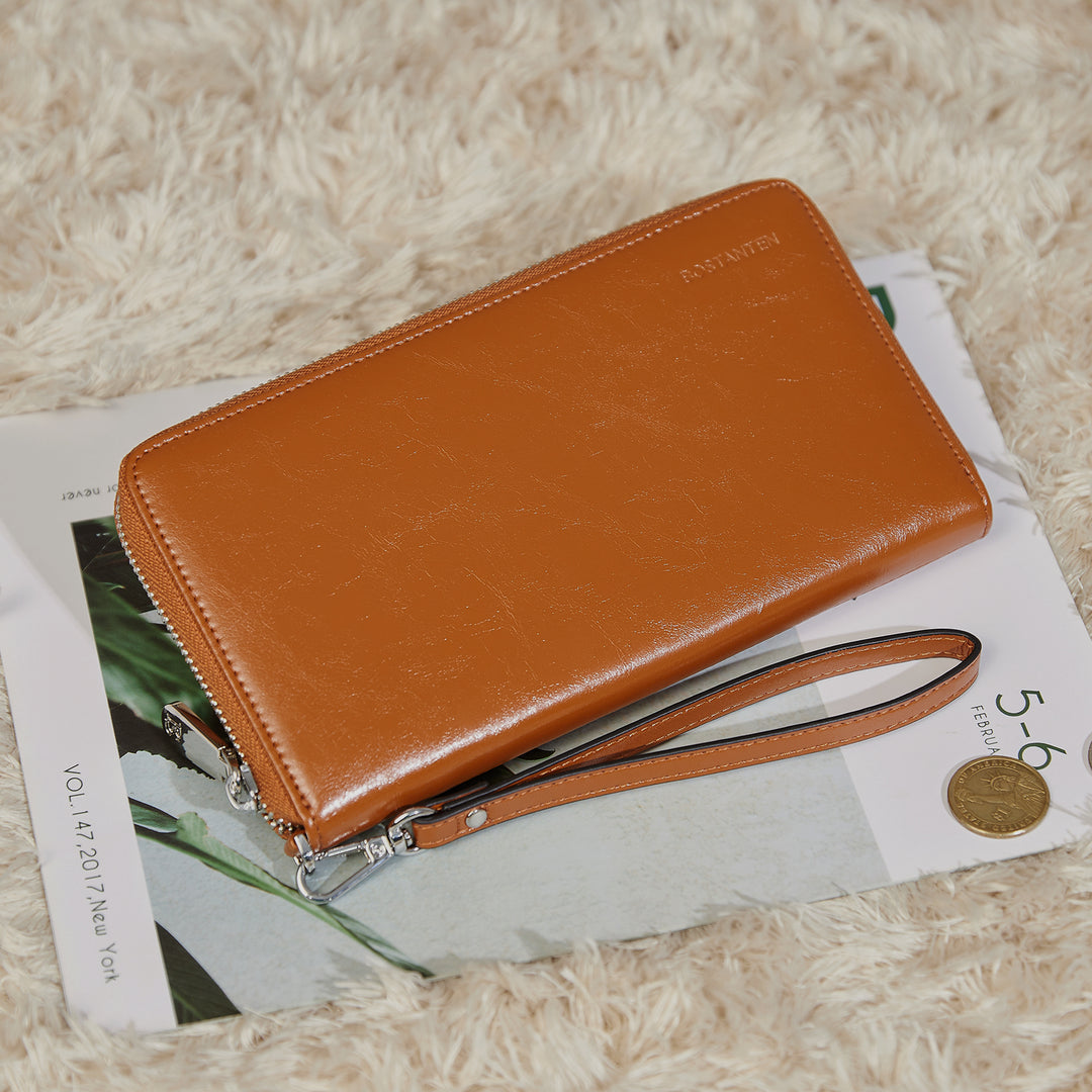 Rozenn Wallets with Wristlet Clutch