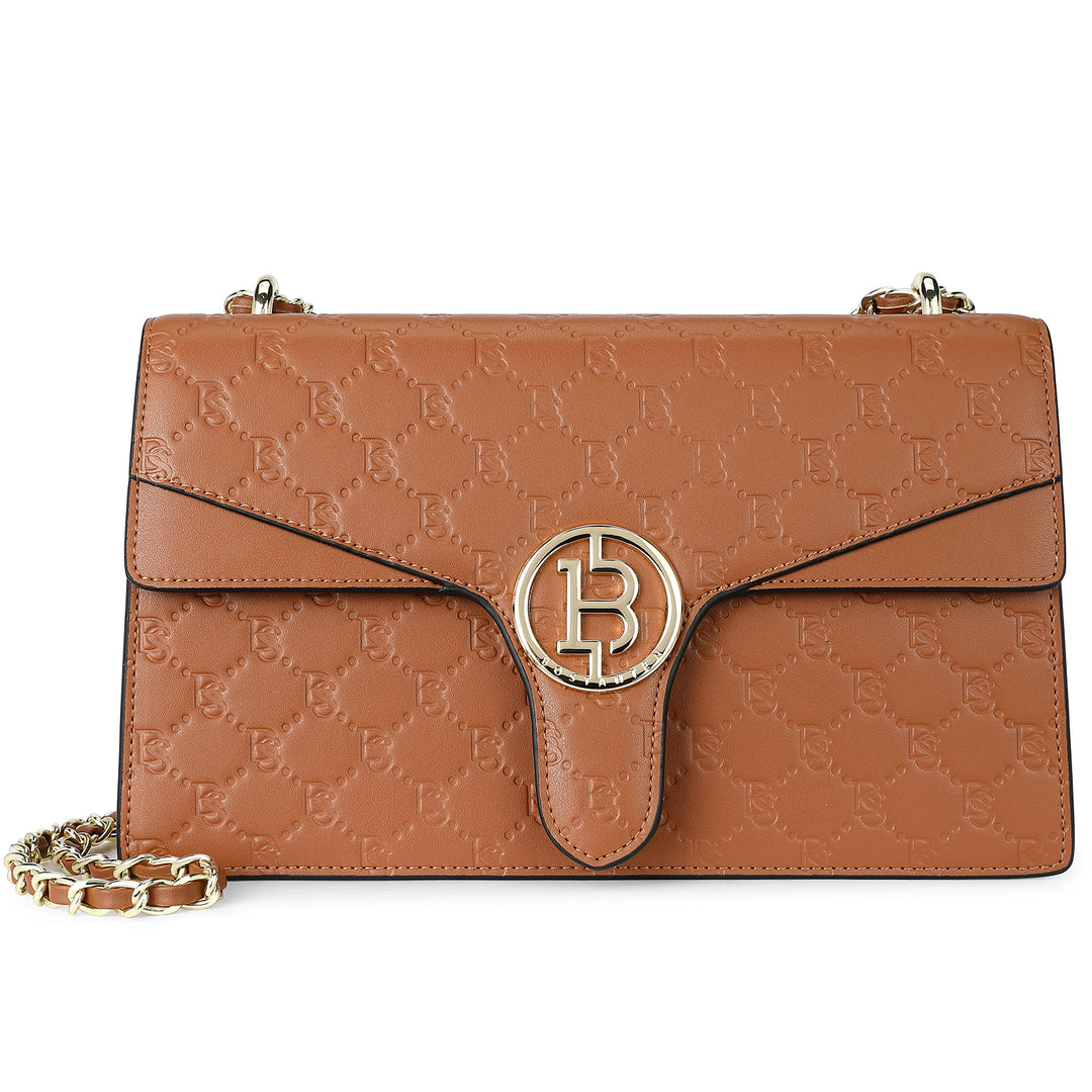 BOSTANTEN Womens Crossbody Bag Medium Quilted Leather Shoulder Bag Designer Handbags Purse - BOSTANTEN