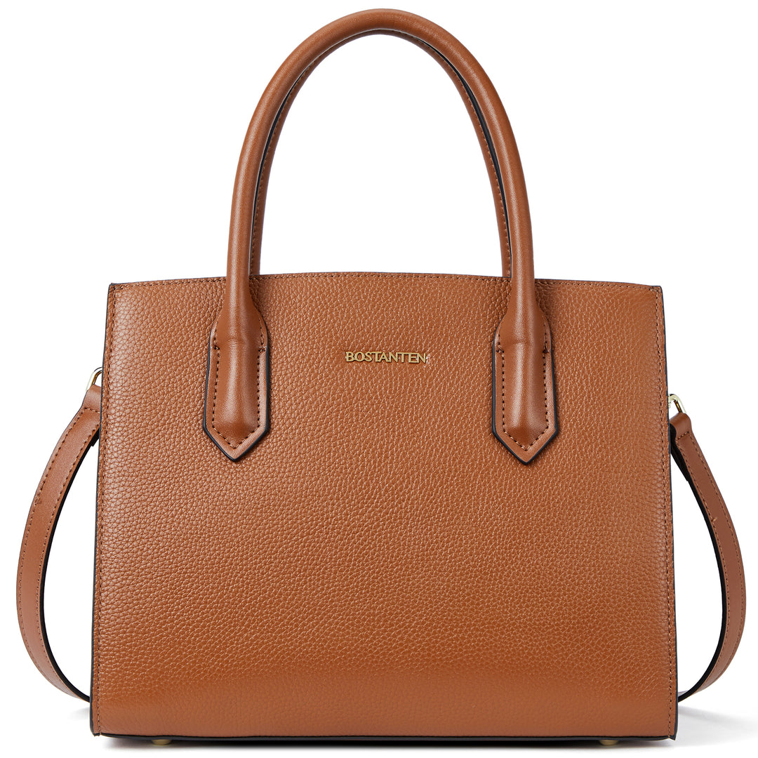 Machk Genuine Leather Tote Bag  — Handle Shoulder - BOSTANTEN