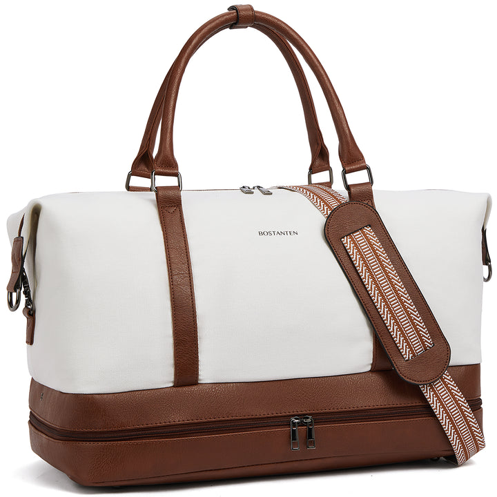 Zenobe Canvas Weekender Bag for Women