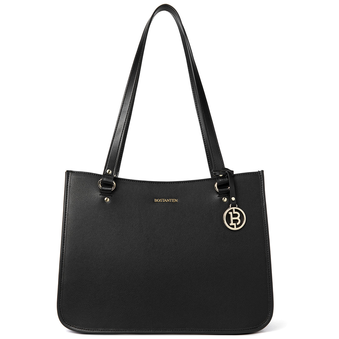 BOSTANTEN Leather Handbags Deigner Tote Bag Women Top-Handle Satchel Purses Shoulder Bags - BOSTANTEN