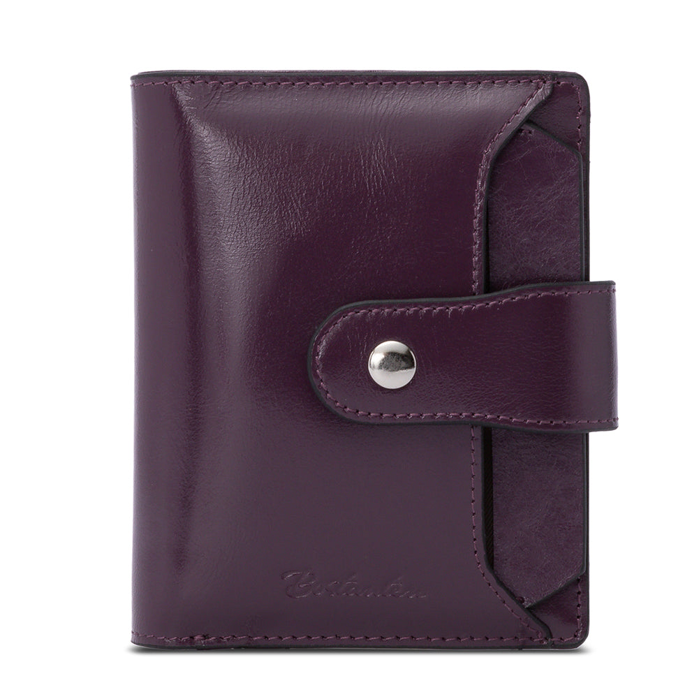Lnna Hand Tooled Leather Wallet —— Genuine Leather - BOSTANTEN