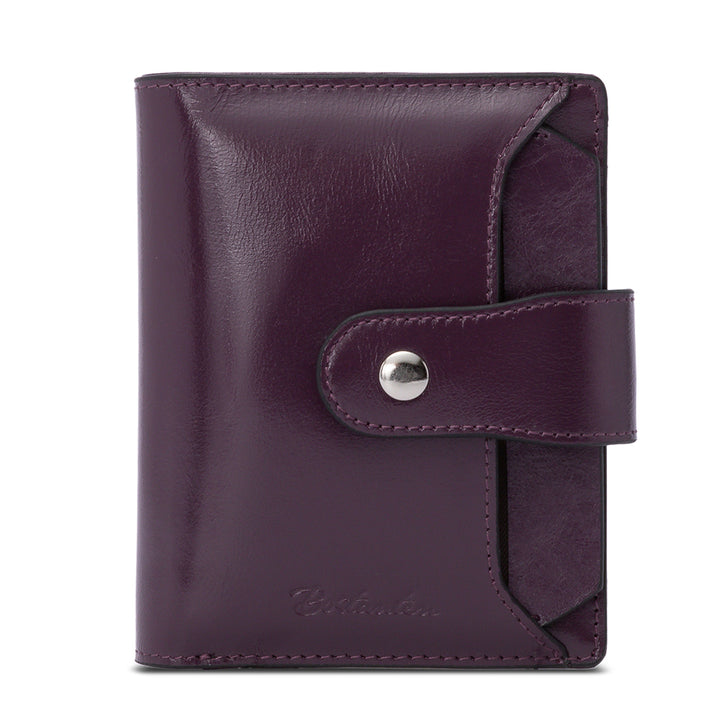 Lnna Hand Tooled Leather Wallet —— Genuine Leather - BOSTANTEN