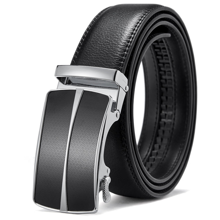 BOSTANTEN Leather Ratchet Dress Belt - BOSTANTEN
