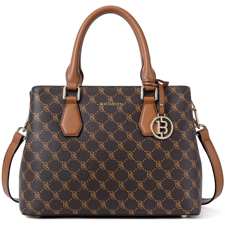 BOSTANTEN Women Leather Handbag Designer Top Handle Satchel Shoulder Tote Bags Crossbody Purses - BOSTANTEN