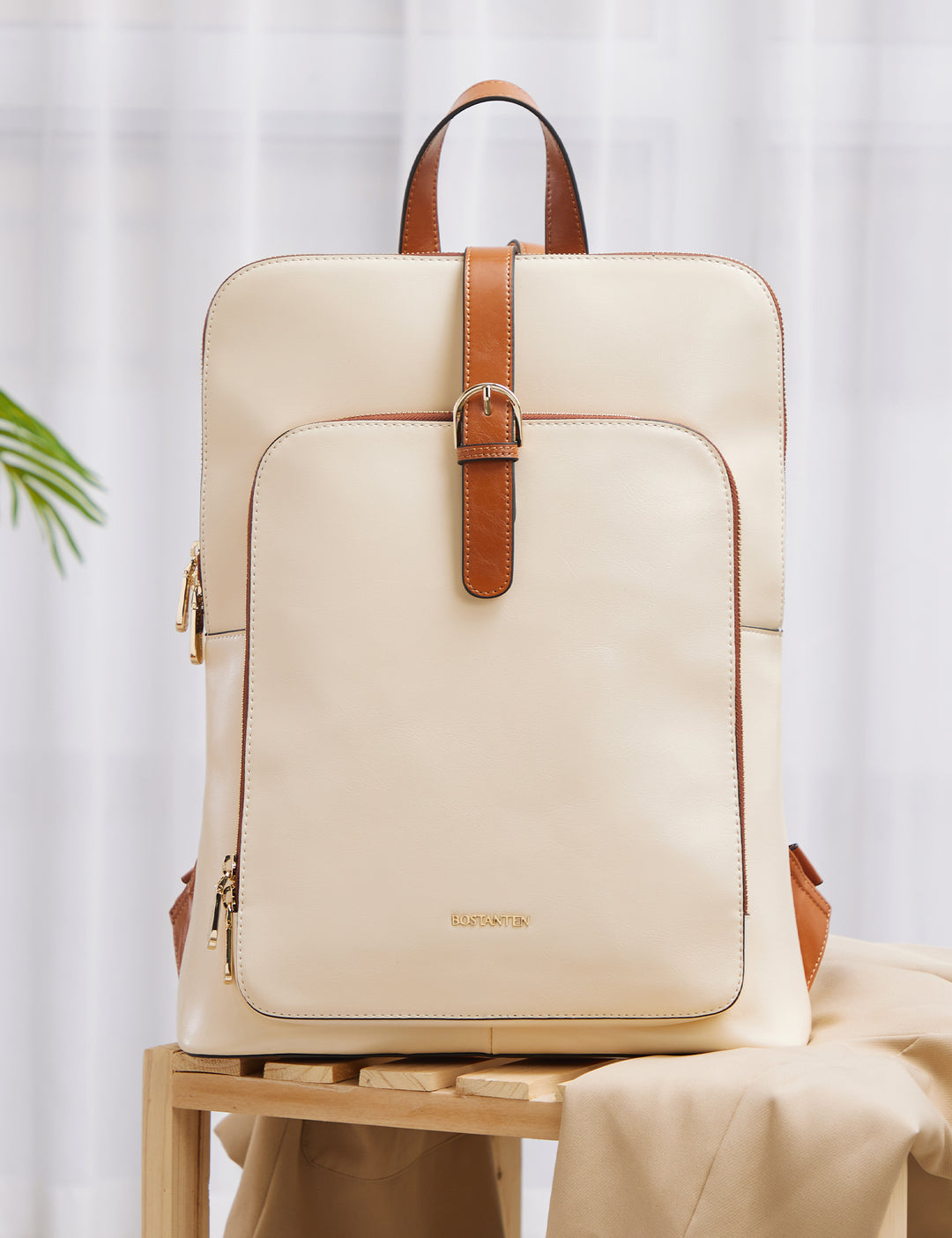 Vrba Leather Backpacks with Laptop Compartments for Women