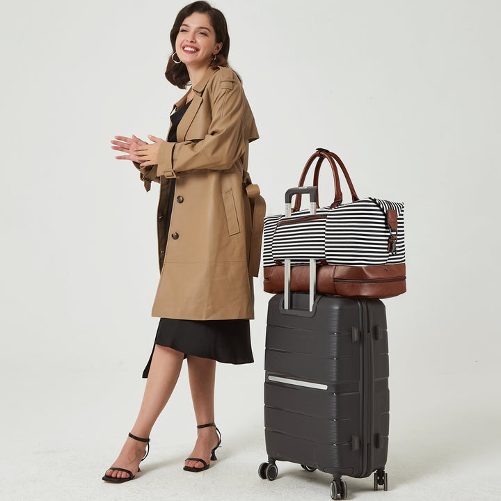 Zenobe Canvas Weekender Bag for Women