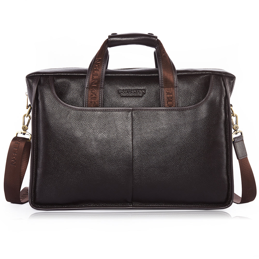 BOSTANTEN Leather Briefcase Messenger Best Work Bags for Men - BOSTANTEN