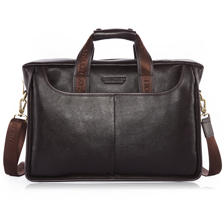 BOSTANTEN Leather Briefcase Messenger Best Work Bags for Men - BOSTANTEN