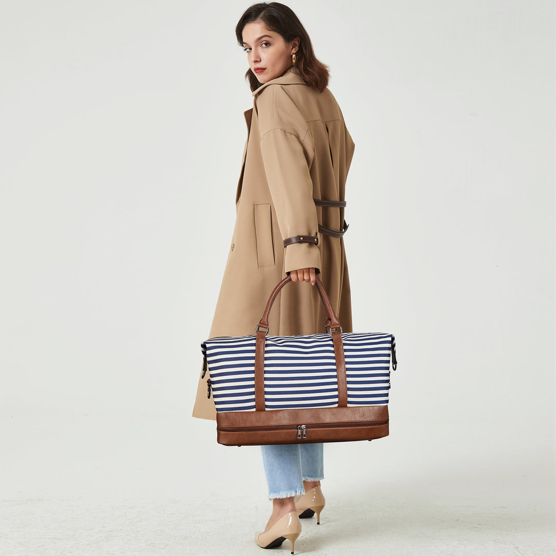 Zenobe Canvas Weekender Bag for Women