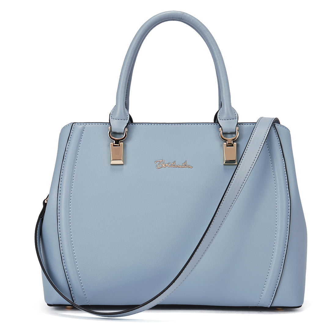 BOSTANTEN Women Leather Handbag Designer Top Handle Satchel Shoulder Bag Crossbody Purse - BOSTANTEN