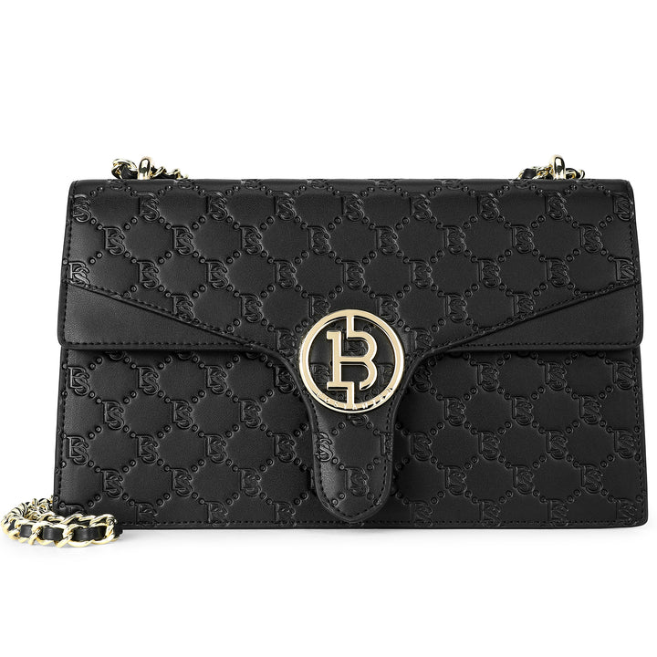 BOSTANTEN Womens Crossbody Bag Medium Quilted Leather Shoulder Bag Designer Handbags Purse - BOSTANTEN