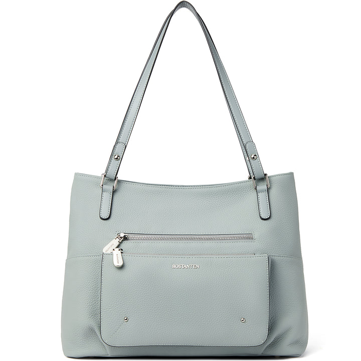 BOSTANTEN Women Handbag Leather Designer Satchel Pures Soft Hobo Bags Shoulder Top Handle Tote Work Bag - BOSTANTEN