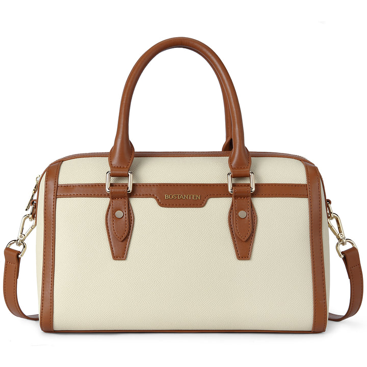 BOSTANTEN Womens Handbags Genuine Leather Designer Tote Bag Ladies Top Handle Bag Crossbody Satchel Purse - BOSTANTEN