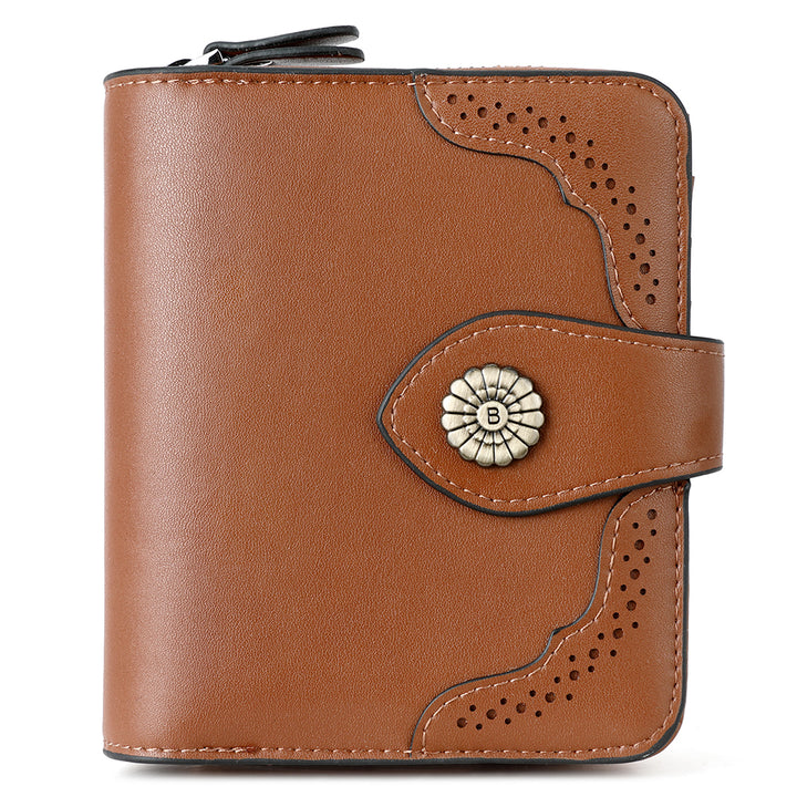 Rozenn  Full Grain Leather Money Clip Wallet —— Small Bifold - BOSTANTEN