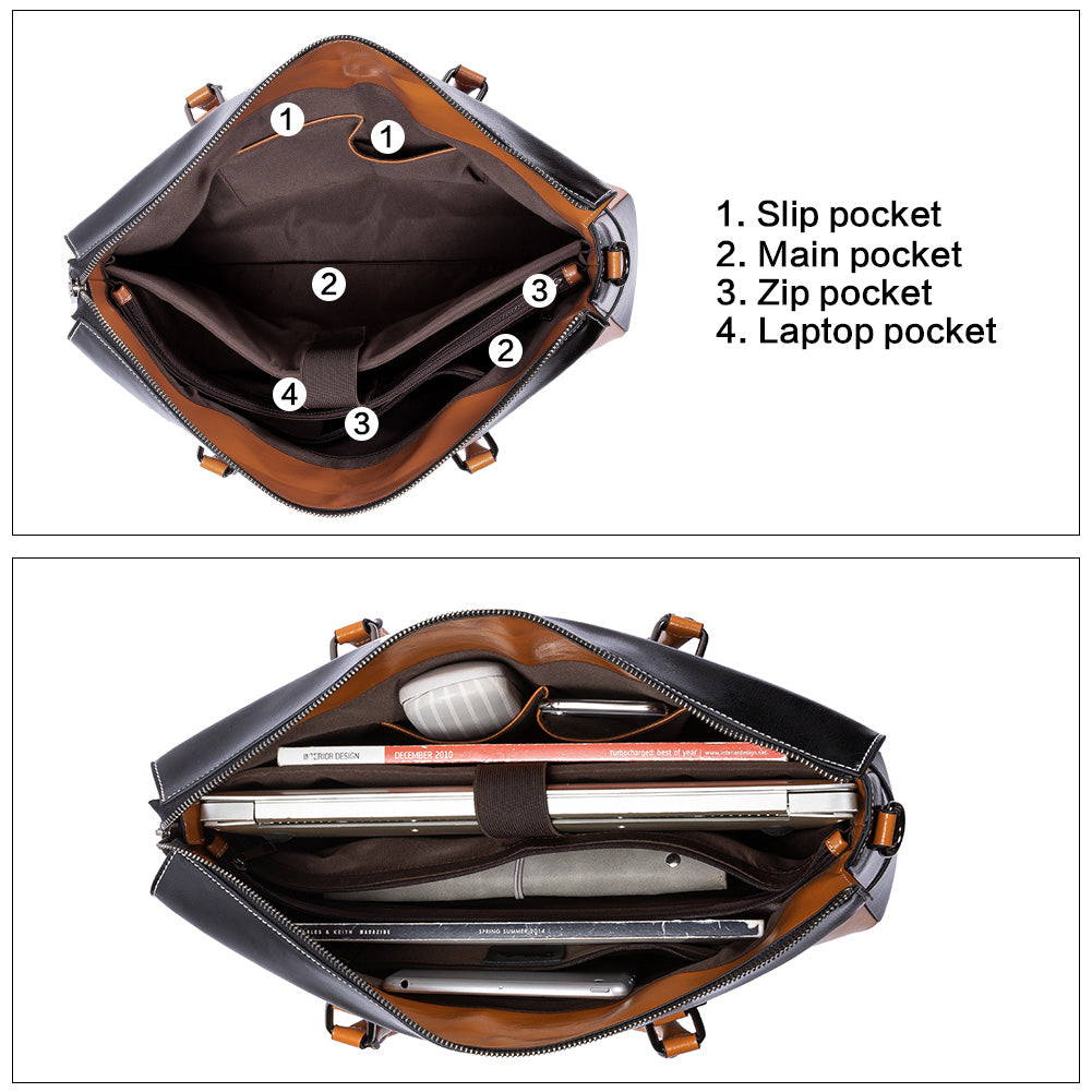 Machk Women Briefcase Bag — TOP 1 - BOSTANTEN