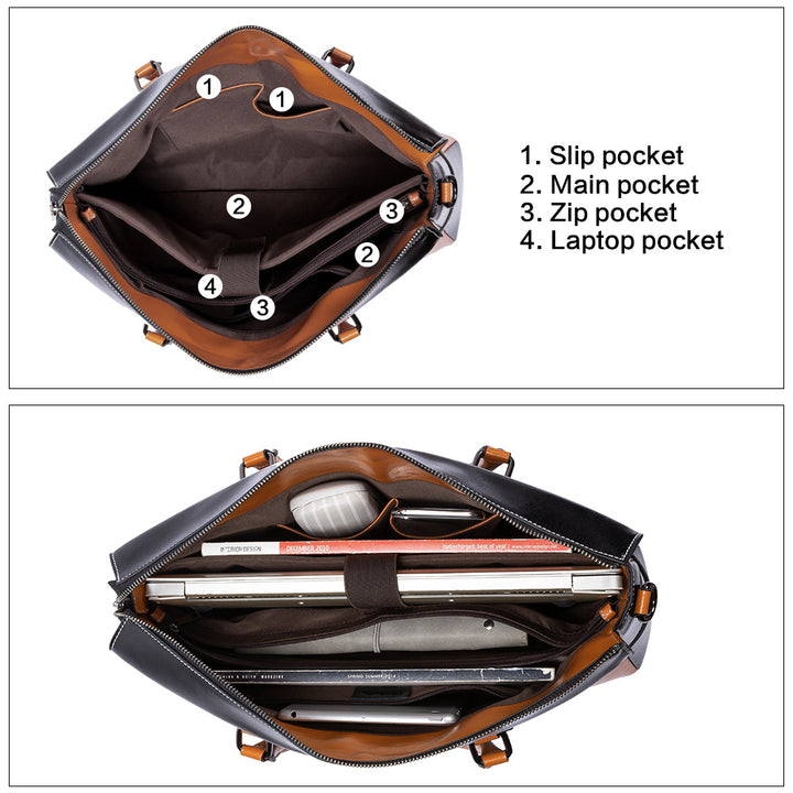 Machk Women Briefcase Bag — TOP 1 - BOSTANTEN