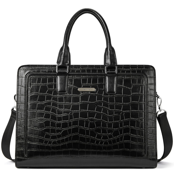 Carol Designer Briefcase For Women — Italian Leather