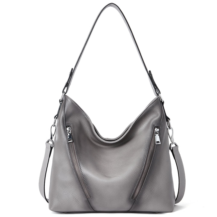 BOSTANTEN Women Leather Handbag Designer Hobo Purses Shoulder Bag - BOSTANTEN