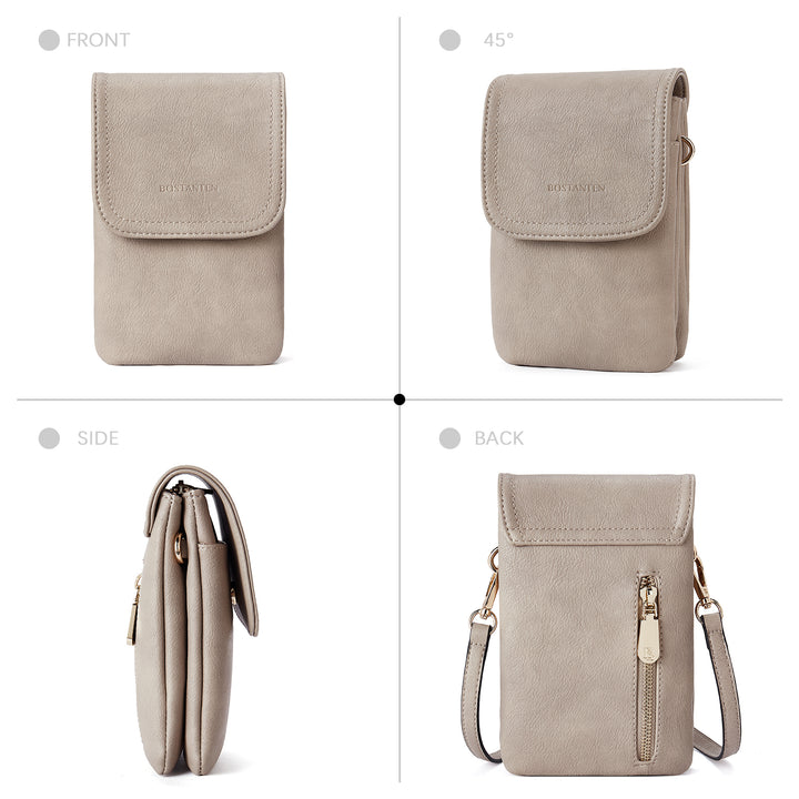 Evelyn Leather Crossbody Phone Wallet For Women —— Boudoir Style