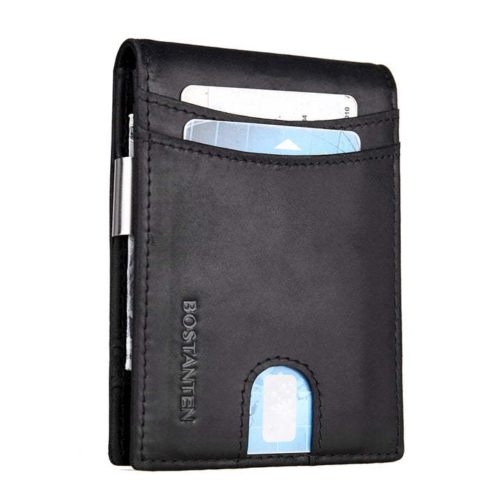 Rozenn Checkbook Wallet Men Bifold —— Slim - BOSTANTEN
