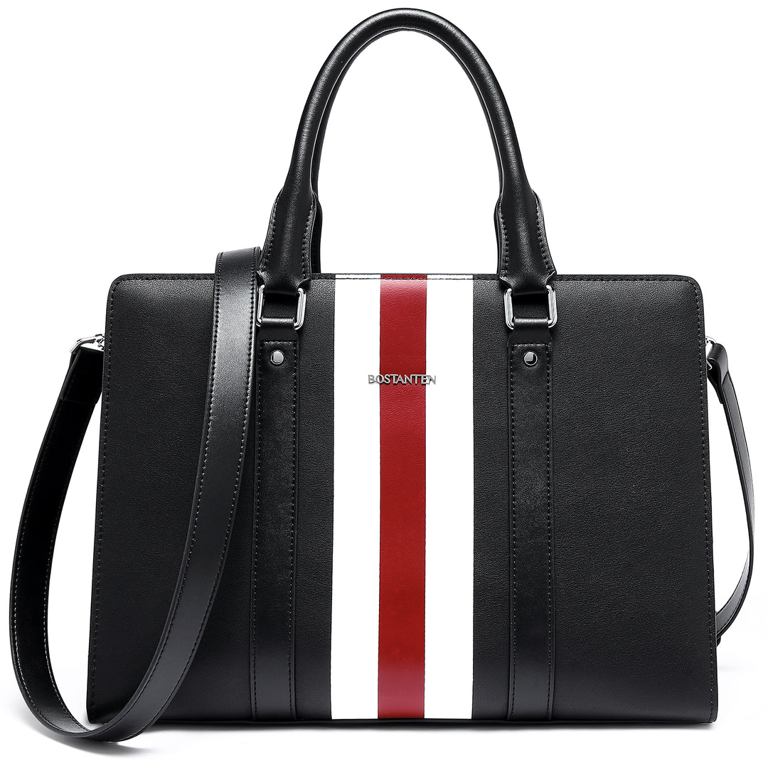 BOSTANTEN Women Satchel Handbags Leather Purses Designer Print Tote Shoulder Top Handle Bags - BOSTANTEN