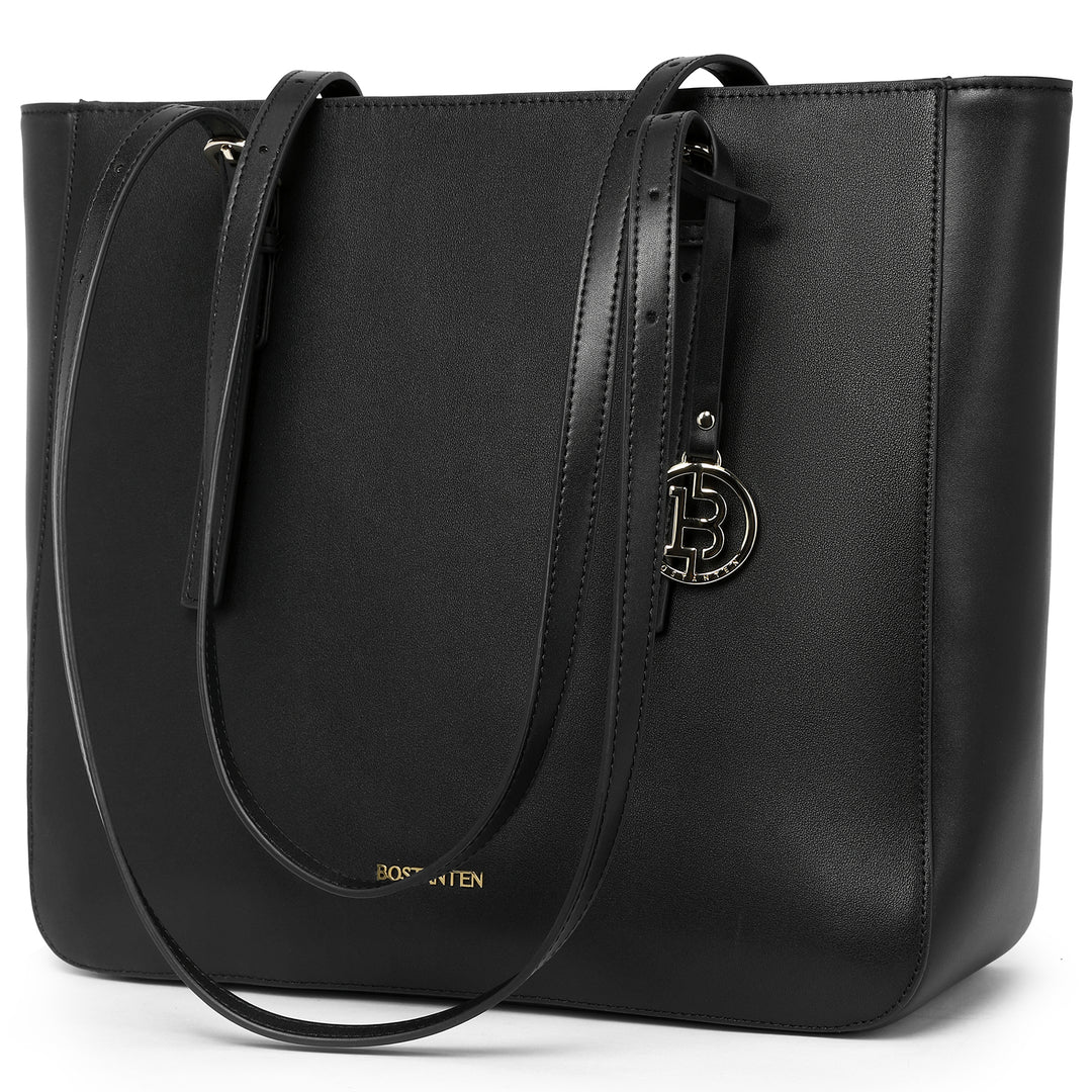 BOSTANTEN Women Handbags Genuine Leather Designer Tote Bags Work Shoulder Large Purses for Women - BOSTANTEN
