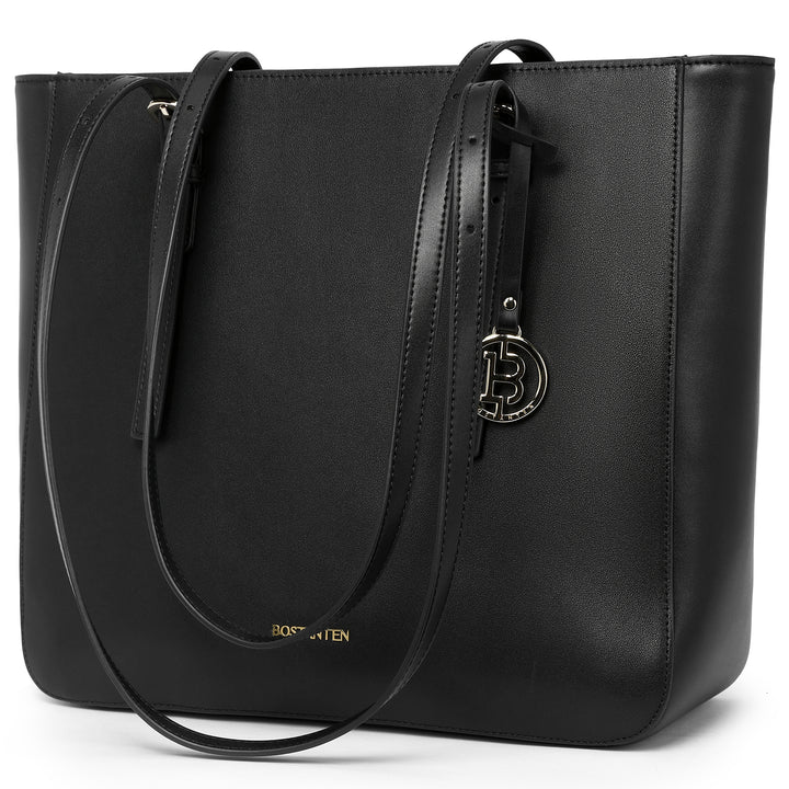 BOSTANTEN Women Handbags Genuine Leather Designer Tote Bags Work Shoulder Large Purses for Women - BOSTANTEN