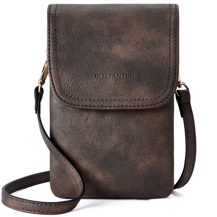 Evelyn Leather Crossbody Phone Wallet For Women —— Boudoir Style