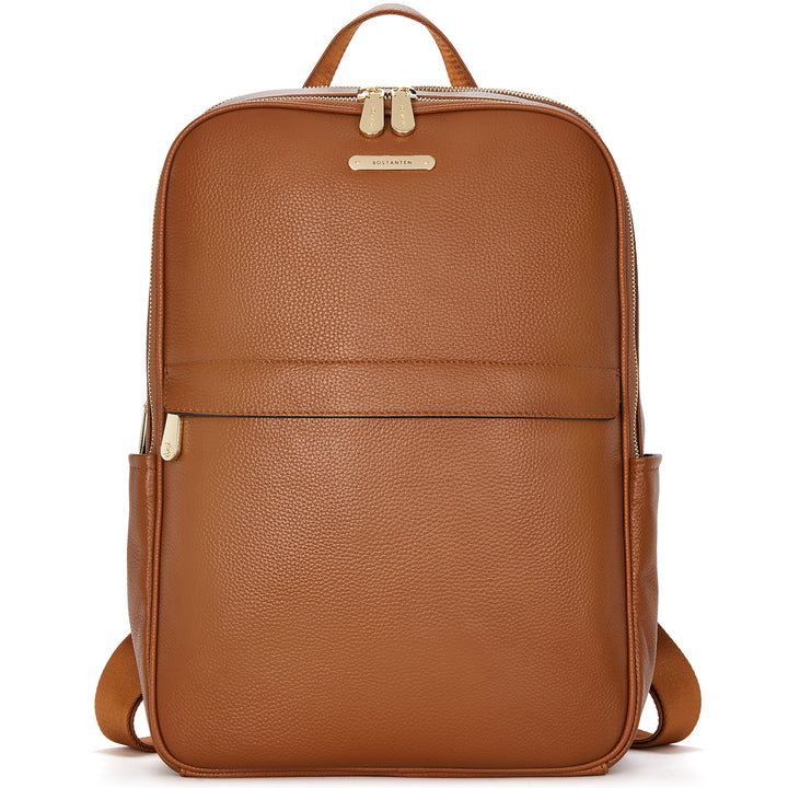 Nombongo Leather 15.6 Inch Laptop Daypack Backpack for Women