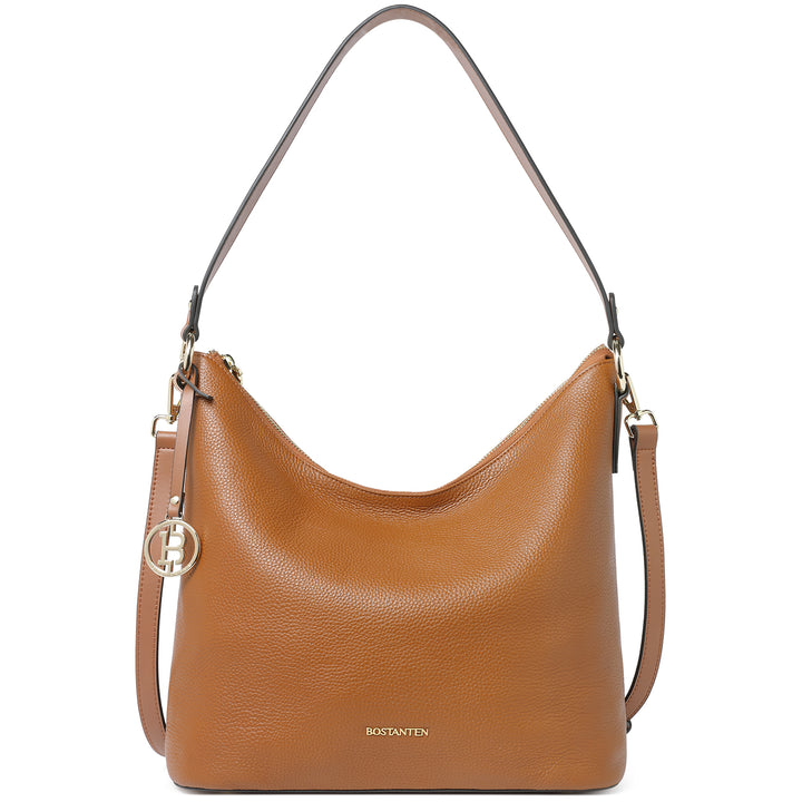 BOSTANTEN Leather Handbags for Women Soft Designer Shoulder Purses Ladies Fashion Crossbody Hobo Bags - BOSTANTEN