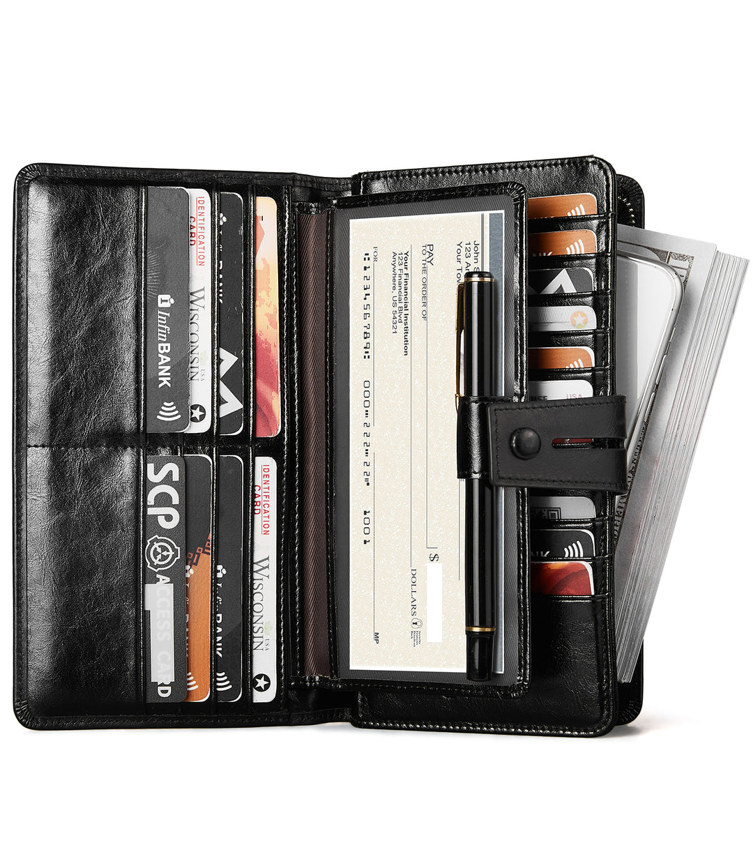 Lnna Checkbook Wallet Cash Cluth Purses —— Superstar - BOSTANTEN