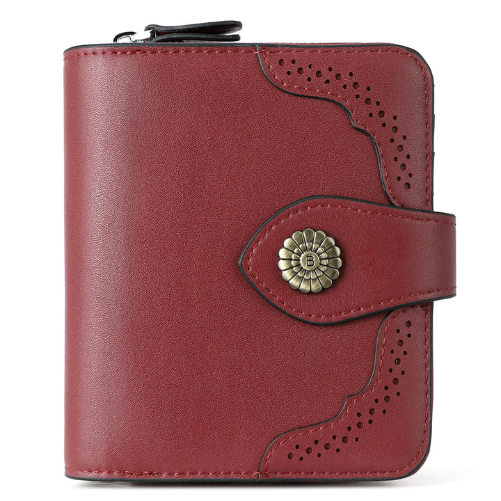 Rozenn  Full Grain Leather Money Clip Wallet —— Small Bifold - BOSTANTEN