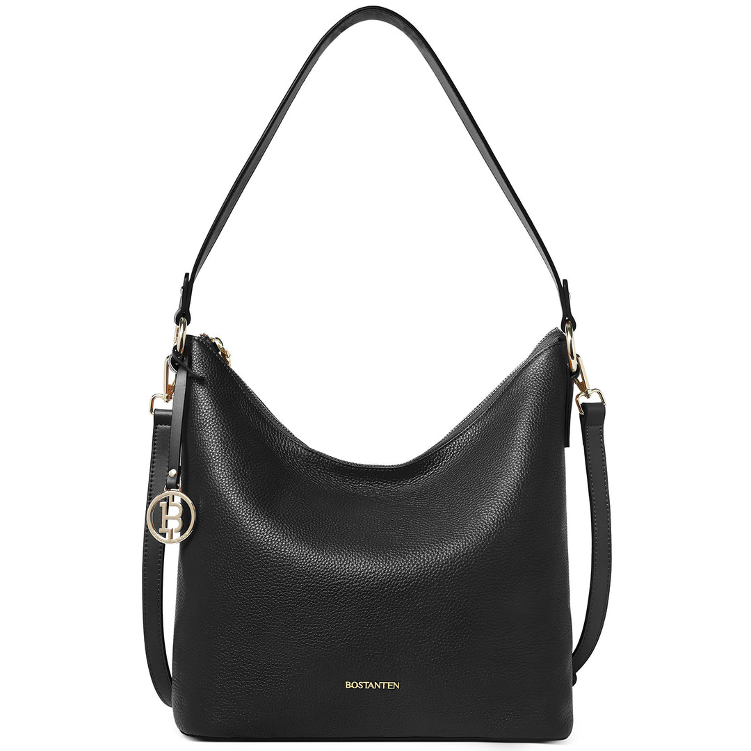 BOSTANTEN Leather Handbags for Women Soft Designer Shoulder Purses Ladies Fashion Crossbody Hobo Bags - BOSTANTEN