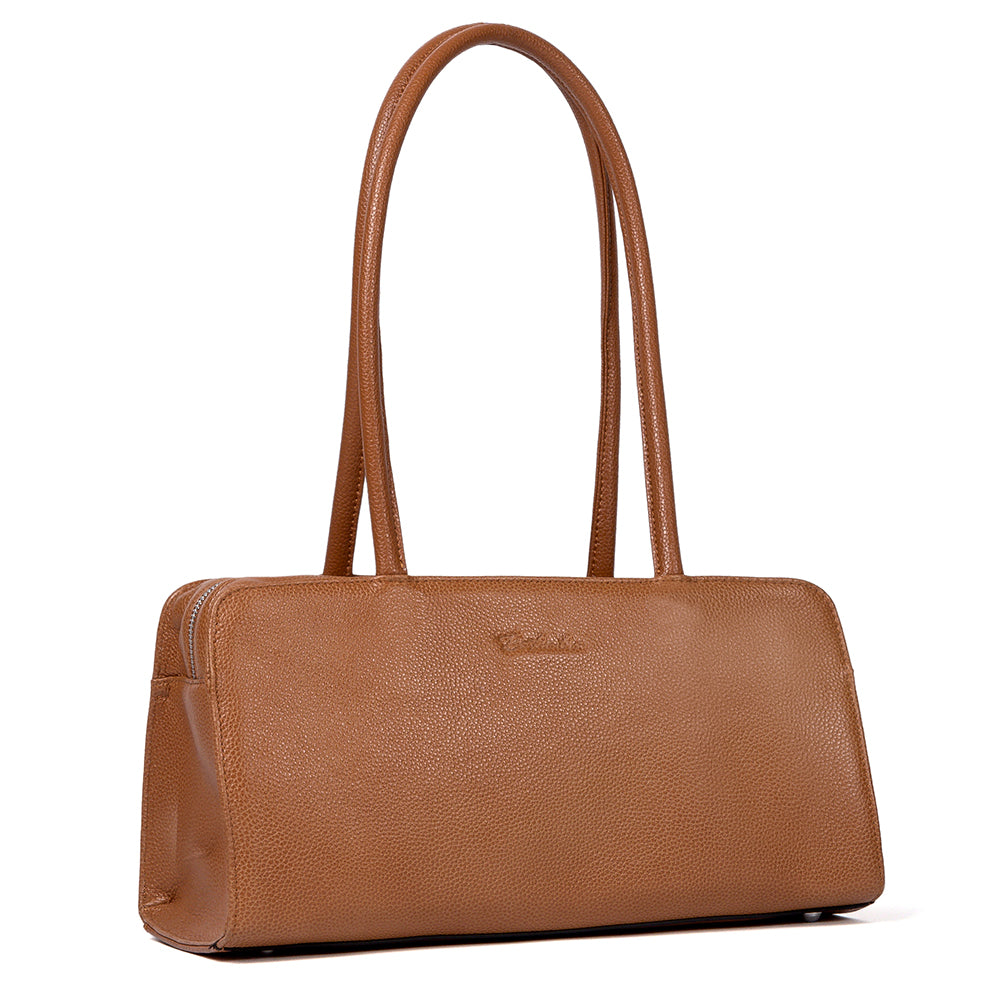 BOSTANTEN Women Designer Handbags Genuine Soft Leather Top Handle Purses and Handbags Satchel Shoulder Bag - BOSTANTEN