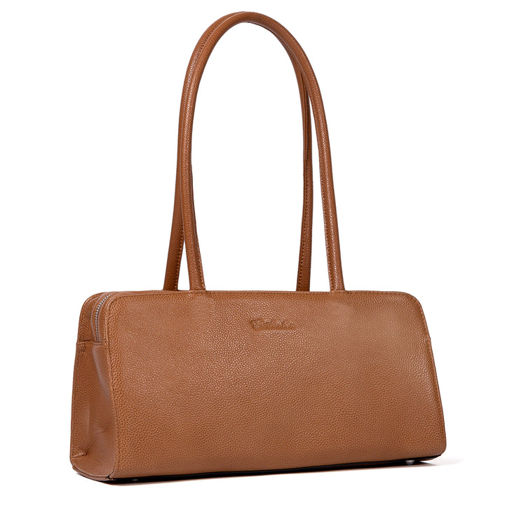 BOSTANTEN Women Designer Handbags Genuine Soft Leather Top Handle Purses and Handbags Satchel Shoulder Bag - BOSTANTEN