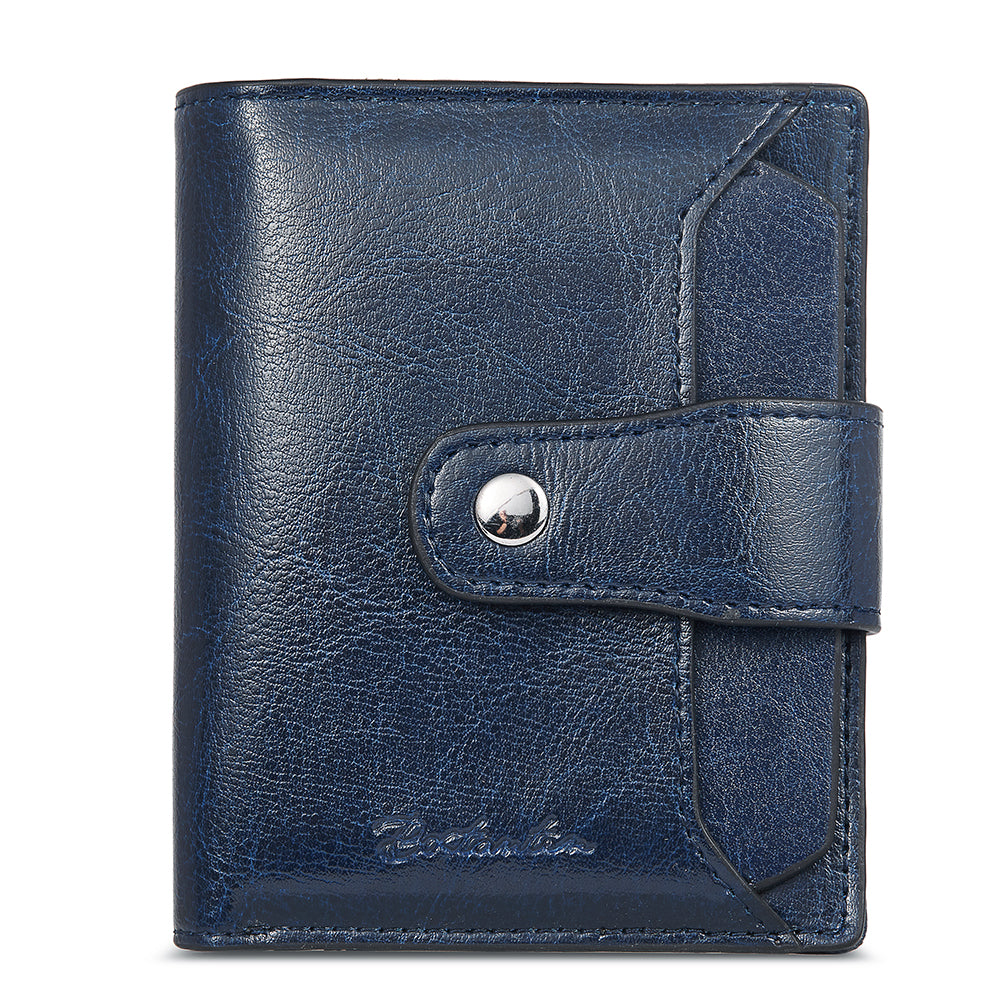 Lnna Hand Tooled Leather Wallet —— Genuine Leather - BOSTANTEN