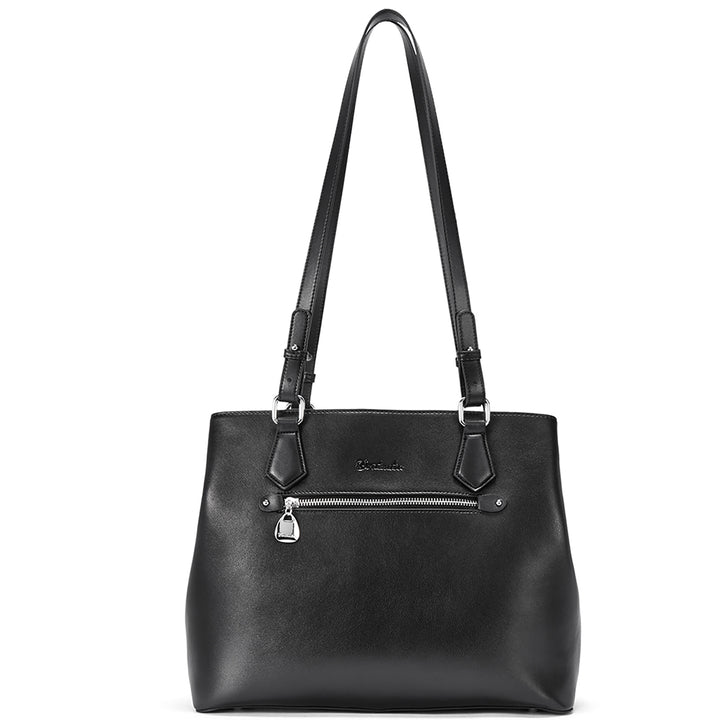 BOSTANTEN Women Handbag Genuine Leather Shoulder Bag Soft Designer Top Handle Purses - BOSTANTEN