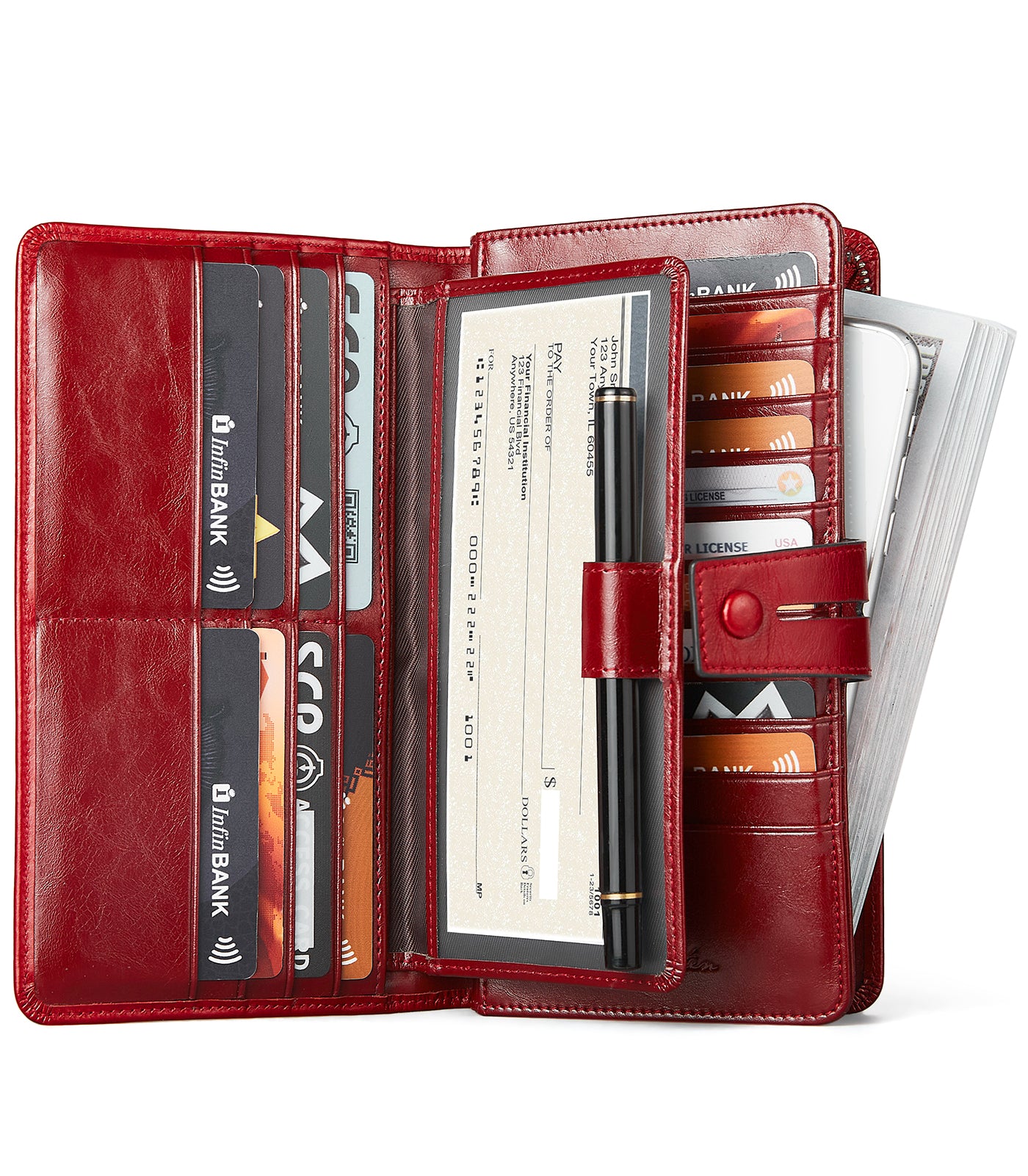 Lnna Checkbook Wallet Cash Cluth Purses —— Superstar - BOSTANTEN