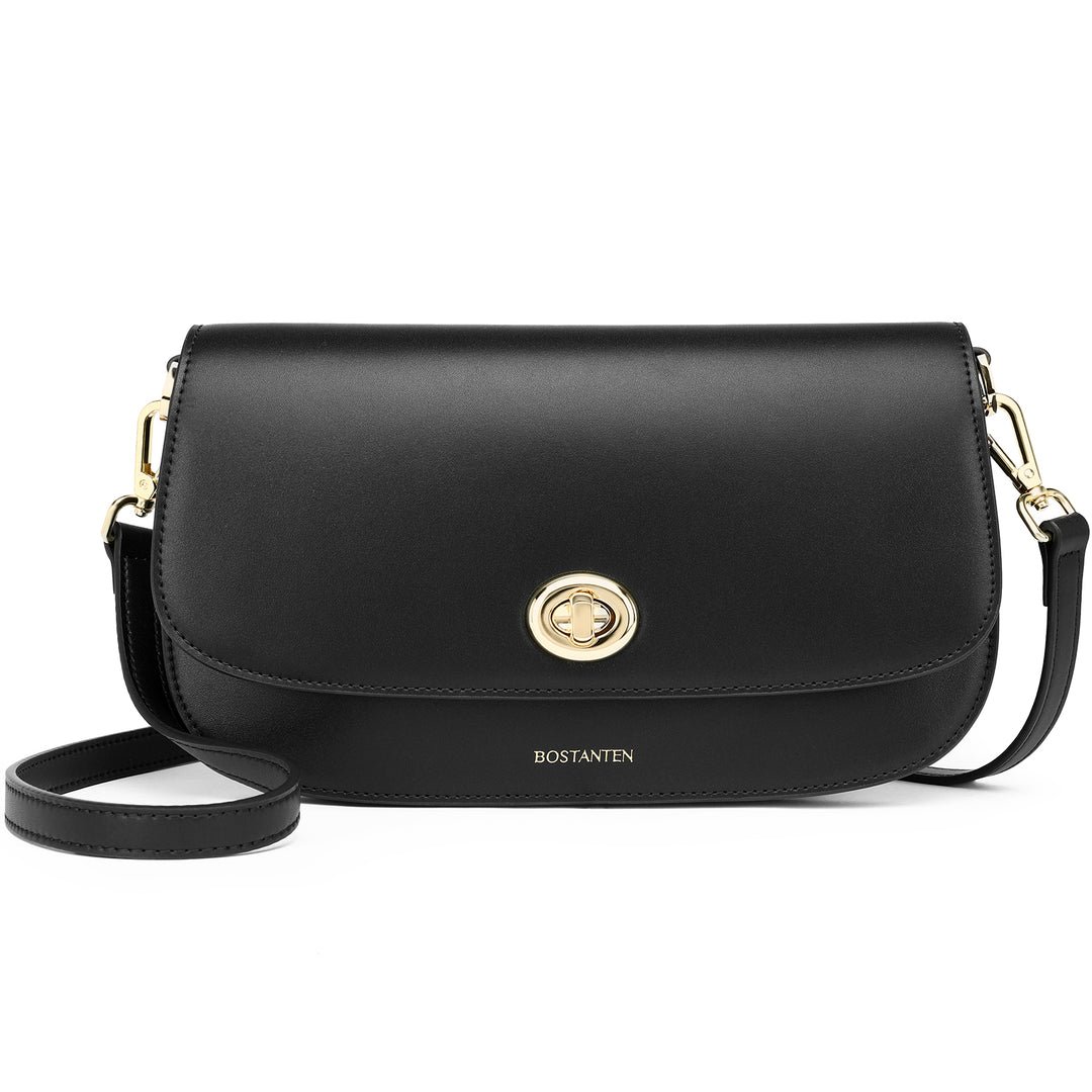 BOSTANTEN Small Crossbody Bag for Women Leather Top-handle Handbag Designer Shouldr Purse - BOSTANTEN