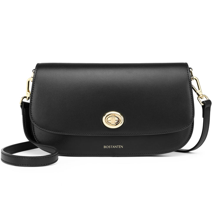 BOSTANTEN Small Crossbody Bag for Women Leather Top-handle Handbag Designer Shouldr Purse - BOSTANTEN