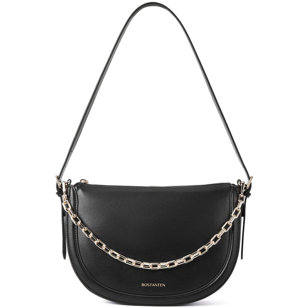 BOSTANTEN Women Shoulder Tote HandBag Designer Leather Purses Crossbody Bags with Zipper - BOSTANTEN